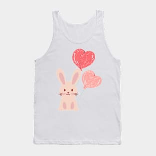 Bunny with Balloons Tank Top